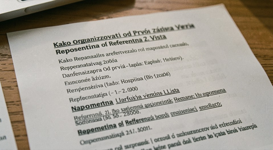 Referentne kartice i verzije beleški na radnom stolu