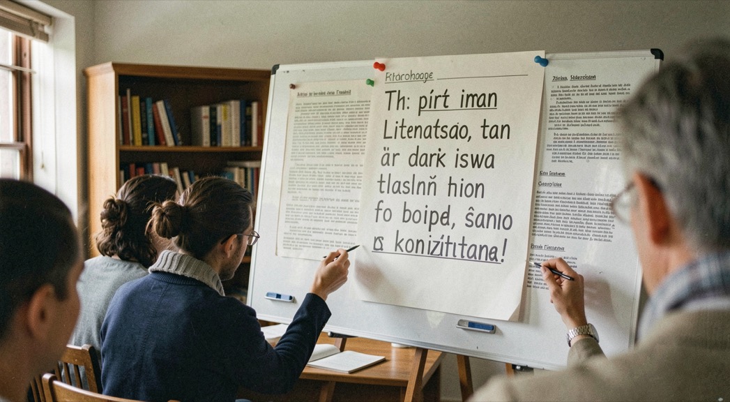 Istraživačka grupa zapisuje pojmove na tabli tokom razgovora